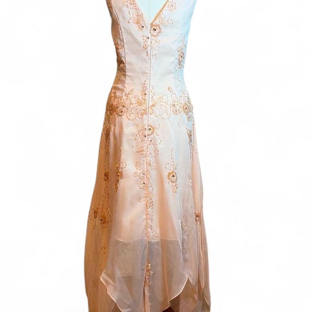 Y2K Pale Pink Beaded Fairy Gown - Picture 8 of 8
